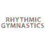 Rhythmic Gymnastics Lettering Sticker