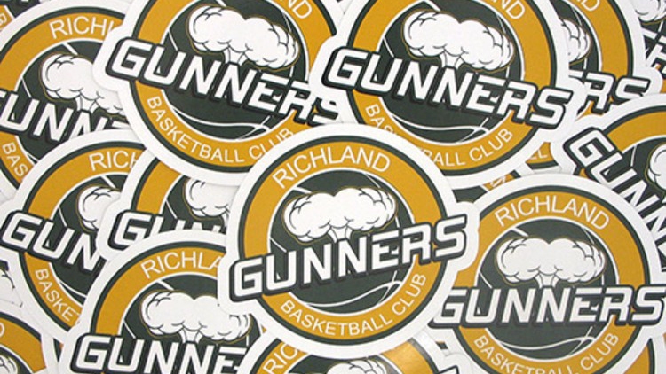 Richland Gunners Custom Die Cut Stickers