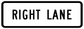 Right Lane Sticker