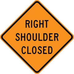 Right Shoulder Closed Sticker