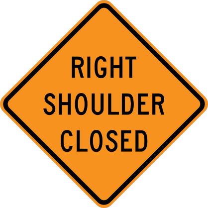 Right Shoulder Closed Sticker
