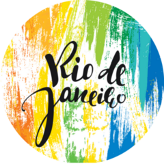 Rio De Janeiro Colors Of The Brazilian Flag Sticker