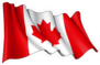 Rippling Flag Of Canada Sticker