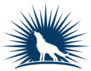 Rising Sun Wolf Sticker