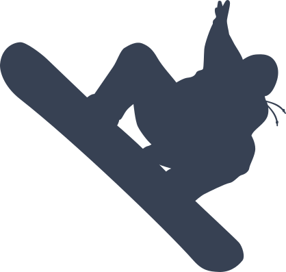 Risky Snowboarder Sticker