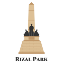 Rizal Park Philippines Sticker