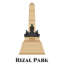 Rizal Park Philippines Sticker
