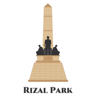 Rizal Park Philippines Sticker