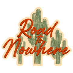 Road To Nowhere Wild West Sticker