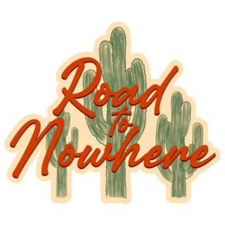 Road To Nowhere Wild West Sticker
