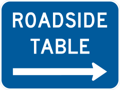 Roadside Table To Right Sticker