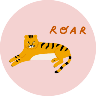 Roar Tiger Sticker