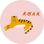 Roar Tiger Sticker