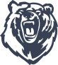 Roaring Bear Head Sticker