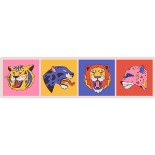 Roaring Cats Sticker