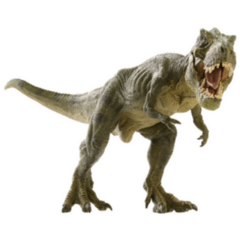 Roaring T-Rex Dinosaur Sticker