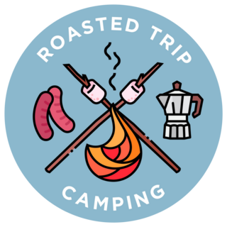 Roasted Camping Trip Poster Sticker