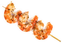 Roasted Peeled Prawn With Skewer Sticker
