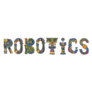 Robotics Word Robot Sticker