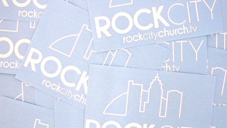 Rock City Custom Cut-Out Stickers