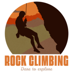  Rock Climbing Dare To Explore Sticker