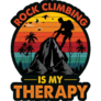 Rock Climbing Is My Therapy Sticker