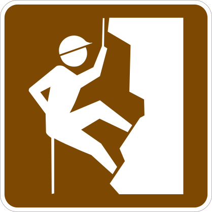 Rock Climbing Sticker