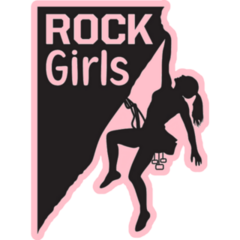Rock Girls Climbing Sticker