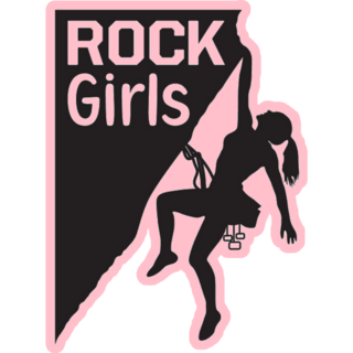 Rock Girls Climbing Sticker