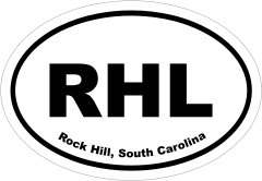 Rock Hill, South Carolina Oval Stickers