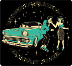 Rockabilly Dancers Sticker