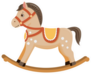 Rocking Horse Baby Toy Sticker