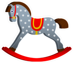 Rocking Horse Sticker