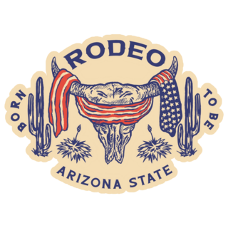 Rodeo Arizona State Sticker