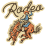 Rodeo Illustration Horse Riding Sticker 
