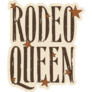 Rodeo Queen Lettering Sticker