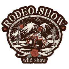 Rodeo Show Artwork Sticker