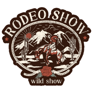 Rodeo Show Artwork Sticker