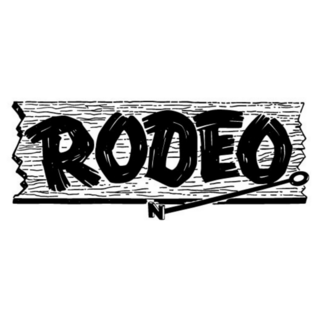 Rodeo Wooden Sign Illustration Sticker