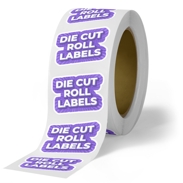 Custom Die Cut Labels & Sticker Rolls with Free Shipping