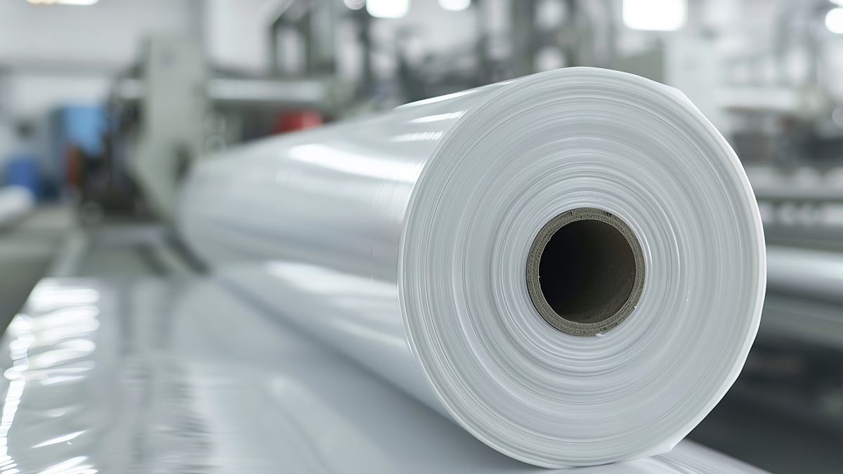 Roll of White Vinyl for Blog