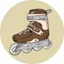 Rollerblade Sketch Sticker