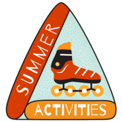 Rollerblade Summer Activities Sticker