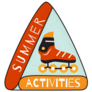Rollerblade Summer Activities Sticker