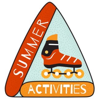 Rollerblade Summer Activities Sticker