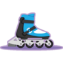 Rollerblades Purple Sticker