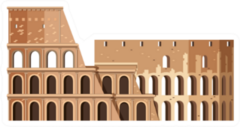 Roman Colosseum Sticker