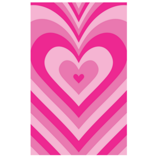 Romantic Lovecore Pink Heart 00s Sticker