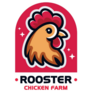 Rooster Chicken Farm Logo Sticker