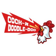 Rooster Cock-A-Doodle-Doo Sticker
